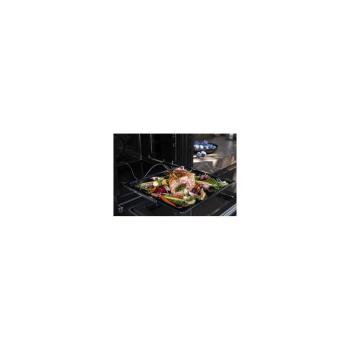 ARDEBO.de Siemens HS736G3B1 iQ700 A+ Einbaudampfbackofen, 60 cm breit, 71 L, 21 Heizarten, TFT Touchdisplay, Kindersicherung, Home Connect, Bratenthermometer, Air-Fry-Funktion, schwarz