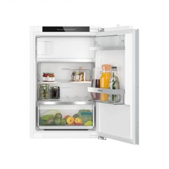 ARDEBO.de Siemens KI22LADD1 iQ500 Einbaukühlschrank mit Gefrierfach, Nischenhöhe: 88 cm, 119 L, Festtürtechnik, hyperFresh, Home Connect, weiß