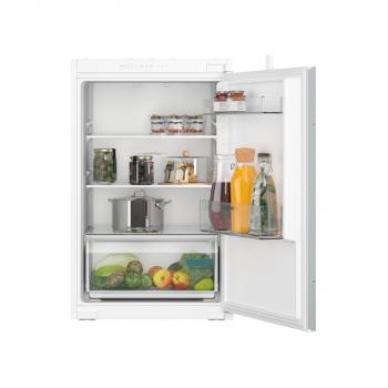 ARDEBO.de Siemens KI21RNSE0 iQ100 Einbaukühlschrank, Nischenhöhe: 88 cm, 136 L, Schleppscharnier, extrem leise, Home Connect, LED-Beleuchtung, weiß