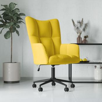 ARDEBO.de - Relaxsessel Senfgelb Samt