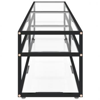 TV-Schrank Transparent 180x40x40,5 cm Hartglas