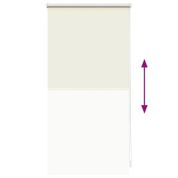 Verdunklungsrollo Verdunkelungsrollo 40 x 100 Creme