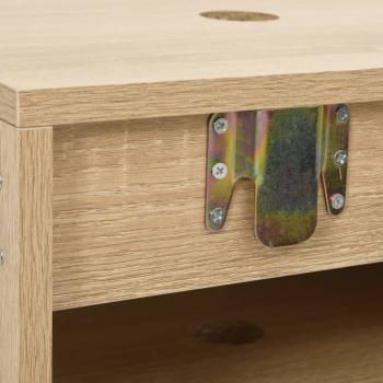   2-tlg. Badmöbel-Set Eichen-Optik Holzwerkstoff