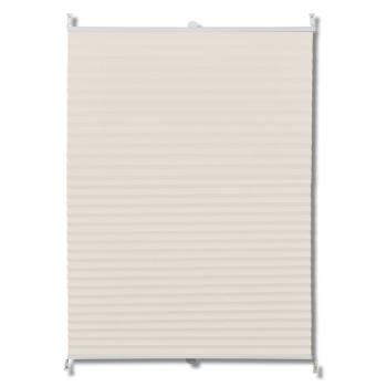 Plissee Faltrollo Rollo Plisseerollo 60x100cm Creme