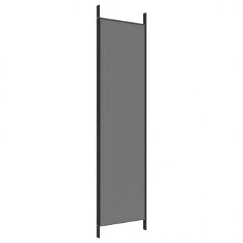 3-tlg. Paravent Anthrazit 150x200 cm Stoff