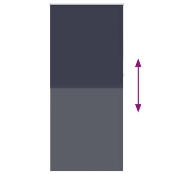 Verdunkelungsrollo 124,4 x 230 cm, Stoffbreite 120 cm, Marineblau