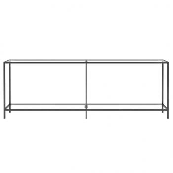 Konsolentisch Transparent 220x35x75,5 cm Hartglas