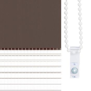Doppelrollo 40 x 100 cm Kaffeebraun