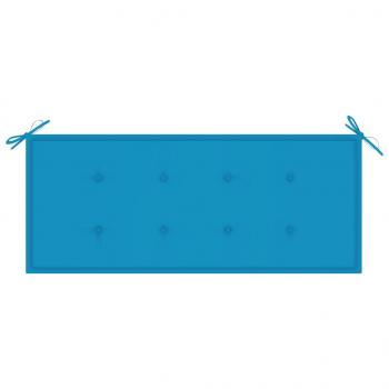 Gartenbank-Auflage Blau 120x50x3 cm Oxford-Gewebe
