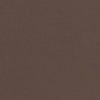 Relaxsessel mit Hocker Dunkelbraun Stoff