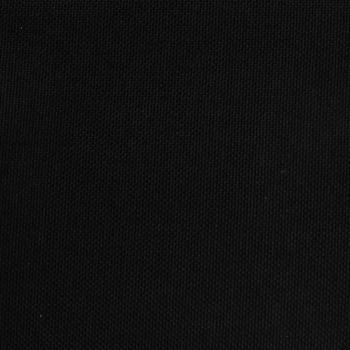 Relaxsessel mit Hocker Schwarz Stoff