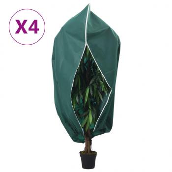 ARDEBO.de - Wintervlies mit Reißverschluss 4 Stk. 70 g/m² 3,14x2,5 m