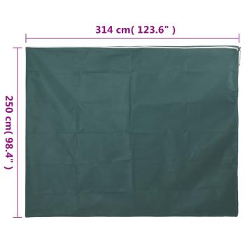 Wintervlies mit Reißverschluss 4 Stk. 70 g/m² 3,14x2,5 m