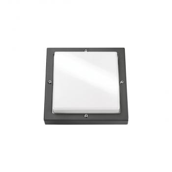 ARDEBO.de SG Leuchten Basso Wandleuchte, 2xE27, max.33W, IP65, Graphit/Opal (623197)