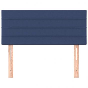 Kopfteil Blau 90x5x78/88 cm Stoff