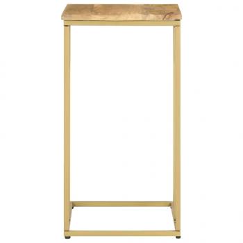 Beistelltisch 35x45x65 cm Massivholz Mango