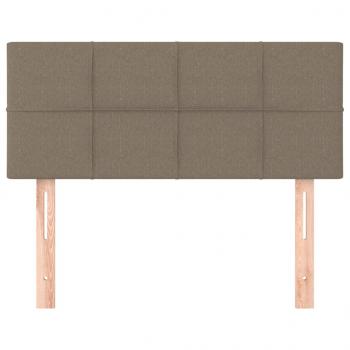 Kopfteil Taupe 90x5x78/88 cm Stoff