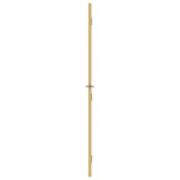 Innentür Schlank Golden 83x201,5 cm Hartglas und Aluminium