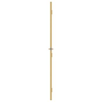 Innentür Schlank Golden 83x201,5 cm Hartglas und Aluminium