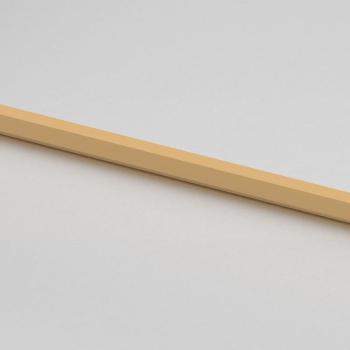 Innentür Schlank Golden 93x201,5 cm Hartglas und Aluminium
