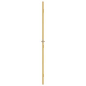 Innentür Schlank Golden 93x201,5 cm Hartglas und Aluminium