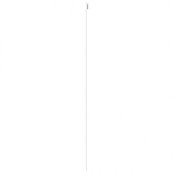 Schiebetür Weiß 102,5x205 cm Hartglas und Aluminium