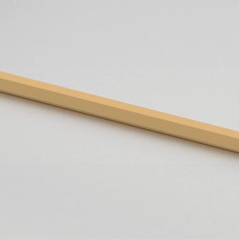 Innentür Schlank Golden 76x201,5 cm Hartglas und Aluminium