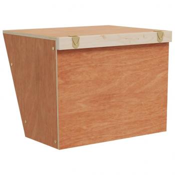 Heuraufe für Kaninchen 25x18,5x20,5 cm Massivholz Tanne