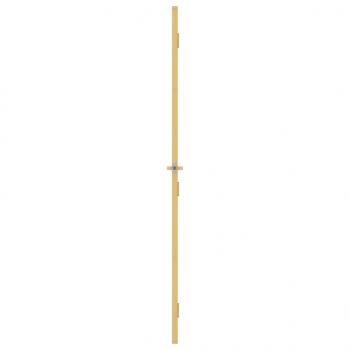 Innentür Schlank Golden 83x201,5 cm Hartglas und Aluminium
