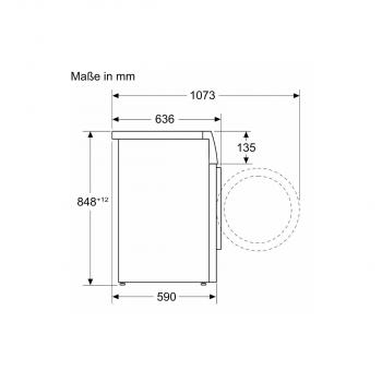 Siemens WG44G2140 iQ500 9kg Frontlader Waschmaschine, 59,8cm breit, 1400U/min, Nachlegefunktion, Beladungssensor, waterPerfect Plus, weiß