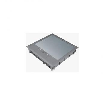 ARDEBO.de Hager VQ12057011 Versorgungseinheit Q12 244x244 mm für 5 mm Bodenbelag aus Polyamid eisengrau