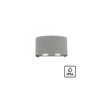 ARDEBO.de Paul Neuhaus LED Wandlampe 4 flammig anthrazit farbig Außenlampe Innenlampe dekorativ, Anthrazit (9487-13)