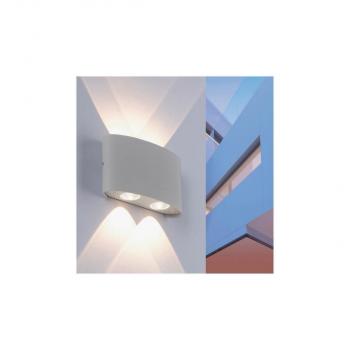 Paul Neuhaus LED Wandlampe 4 flammig anthrazit farbig Außenlampe Innenlampe dekorativ, Anthrazit (9487-13)