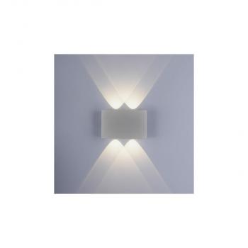 Paul Neuhaus LED Wandlampe 4 flammig anthrazit farbig Außenlampe Innenlampe dekorativ, Anthrazit (9487-13)