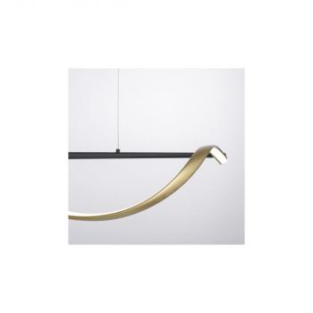 Paul Neuhaus Q-SWING LED Pendelleuchte, Smart Home, messing, anthrazit (2385-13)