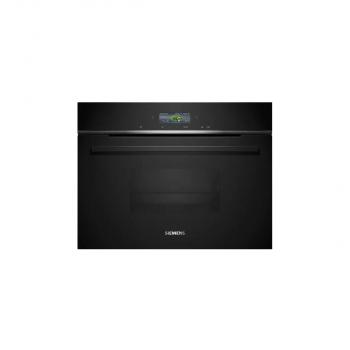 ARDEBO.de Siemens CD714GXB1 iQ700 Einbau-Kompaktdampfgarer, 59,4 cm breit, 38 L, Wassertank, TFT Touchdisplay, Home Connect, schwarz