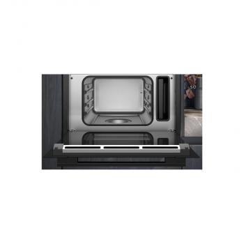 Siemens CD714GXB1 iQ700 Einbau-Kompaktdampfgarer, 59,4 cm breit, 38 L, Wassertank, TFT Touchdisplay, Home Connect, schwarz