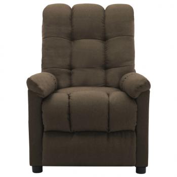 Relaxsessel Braun Stoff