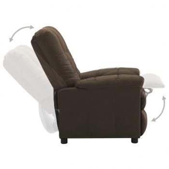 Relaxsessel Braun Stoff