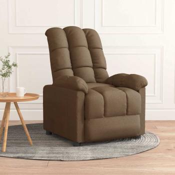Relaxsessel Braun Stoff