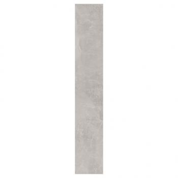 Schuhschrank mit Spiegel 3 Fächer Betongrau 63x17x102,5 cm