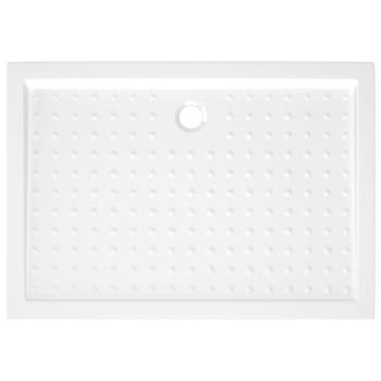 Duschwanne Anti-Rutsch Weiß 70x100x4 cm ABS