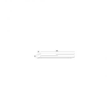 Fabas Luce Banny Wandleuchte, LED, Messing, matt (3618-26-119)