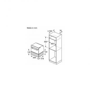 Siemens BI710C1B1 iQ700 Wärmeschublade, 59,4 cm breit, bis 12 Teller, schwarz