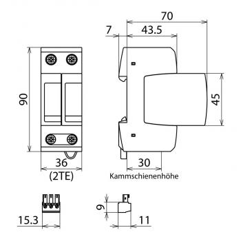 Dehn DEHNguard MTNACI 275FM Überspannungsableiter, Typ 2 (952220)