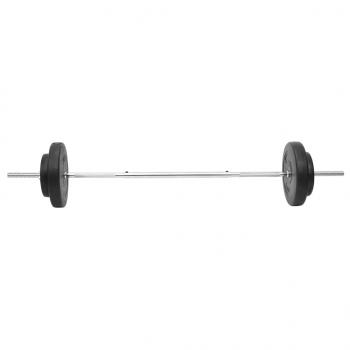 Langhantel und Kurzhantel mit Gewichten 60 kg 