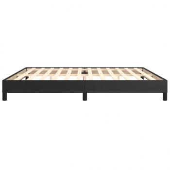 Bettgestell Schwarz 200x200 cm Kunstleder