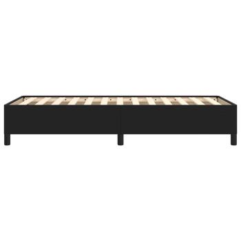 Bettgestell Schwarz 90x200 cm Kunstleder