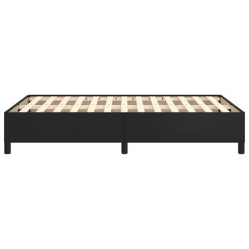 Bettgestell Schwarz 120x200 cm Kunstleder