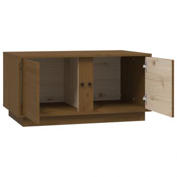 Couchtisch Honigbraun 80x50x40 cm Massivholz Kiefer